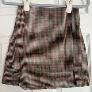 Brandy Melville Plaid Mini Skirt